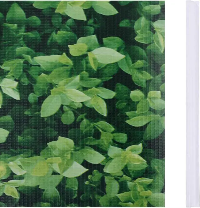 Alt view image 10 of 12 - vidaXL Garden Privacy Screen Fence Screen Fabric Roll Sunscreen PVC Green