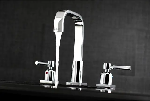 Alt view image 4 of 6 - Fauceture FSC8961DL 8 in. Widespread Bathroom Faucet, Polished Chrome