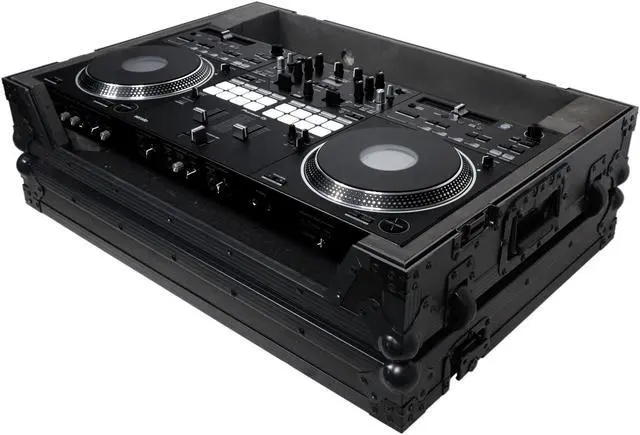 Alt view image 2 of 4 - ATA Style Flight Case for Pioneer DDJ-REV7 DJ Controller with Wheels | Black Finish