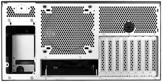 Alt view image 4 of 7 - RM51 5U rackmount server chassis with dual 180mm fans and enhanced liquid cooling compatibilit