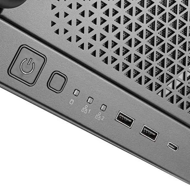 Alt view image 6 of 7 - RM51 5U rackmount server chassis with dual 180mm fans and enhanced liquid cooling compatibilit