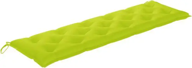 Main image of vidaXL Garden Bench Cushion Bright Green 70.9"x19.7"x2.8" Fabric