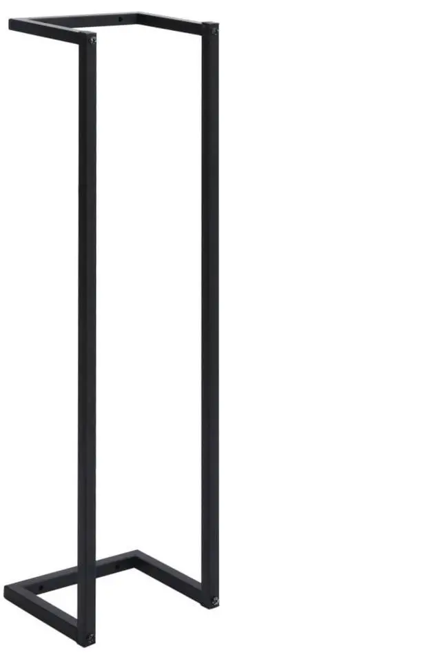 Alt view image 13 of 14 - vidaXL Towel Rack Wall Mounted Bath Towel Storage for Bathroom Black Iron