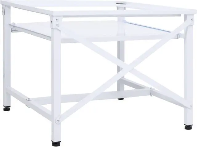 Alt view image 5 of 9 - vidaXL Double Washing and Drying Machine Pedestal White