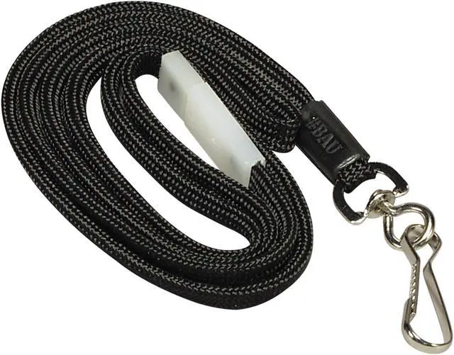 Alt view image 15 of 15 - Baumgartens Breakaway Lanyards, w/ Adj. Slide, 35" ,12/BX, Black 65549