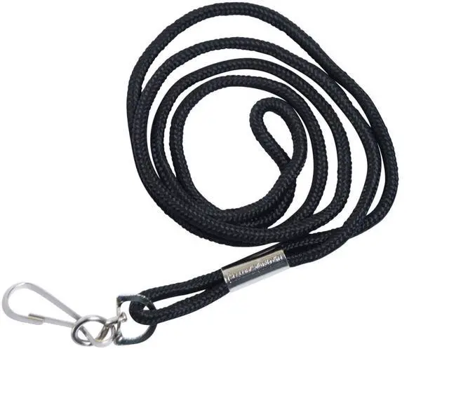 Alt view image 13 of 13 - Baumgartens Standard Lanyards, w/Hook, 36" L, 12/PK, Black 68939