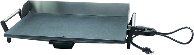 Alt view image 10 of 12 - BroilKing Pro Gray Griddle With Stainless Handles And Backsplash - PCG-10