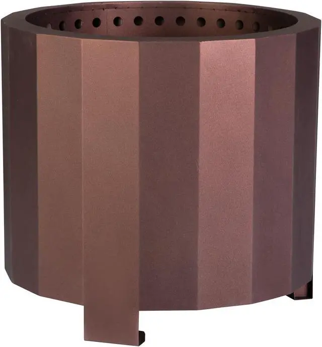 Main image of Titus Commercial Grade 19.5 inch Smokeless Outdoor Firepit, Natural Wood Burning Portable Fire Pit With Waterproof Cover, Bronze