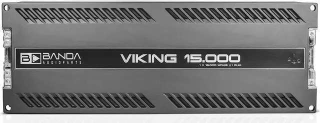 Alt view image 2 of 3 - VIKING 15.000 One Channel 15.000 Watts Max @ 1 Ohm Car Audio Mono Amplifier w/Subsonic Filter