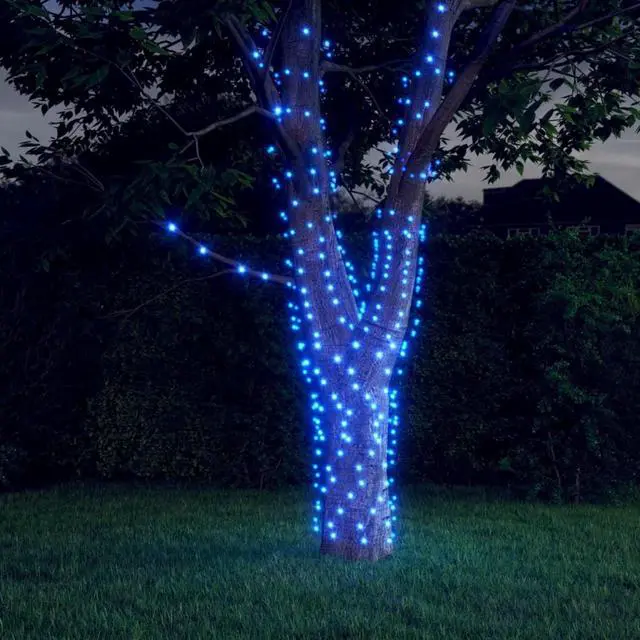 Alt view image 4 of 12 - vidaXL Solar Fairy Lights 5 Pcs Christmas LED String Lights for Party Blue