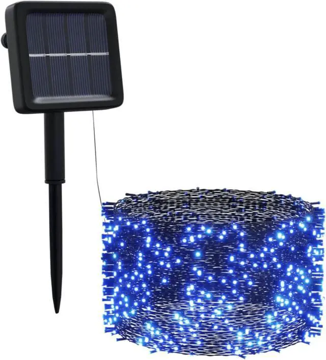 Alt view image 6 of 12 - vidaXL Solar Fairy Lights 5 Pcs Christmas LED String Lights for Party Blue