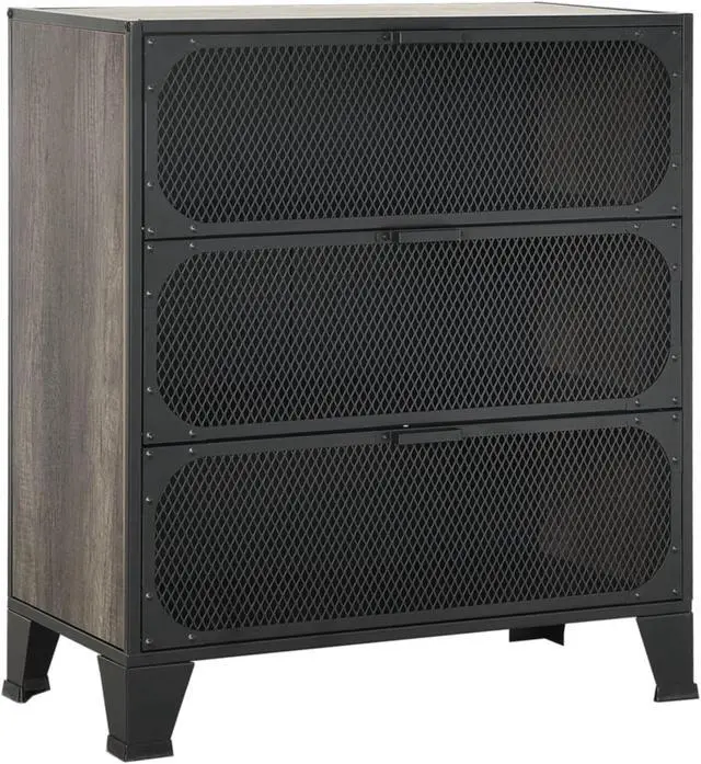 Alt view image 18 of 18 - vidaXL Storage Cabinet File Cabinet Filing Storage Cabinet Gray Metal and MDF