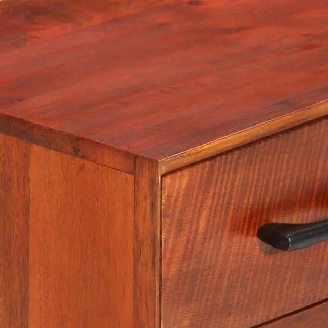 Alt view image 8 of 16 - vidaXL Sideboard 43.3"x11.8"x23.2" Solid Wood Mango