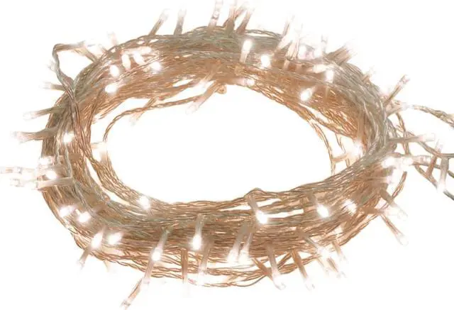 Alt view image 2 of 9 - vidaXL LED String with 400 LEDs Warm White 131.2' PVC