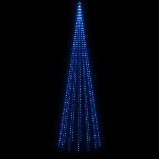 Alt view image 11 of 11 - vidaXL Christmas Tree Decoration Xmas Tree Lights with Spikes Modern Blue LEDs