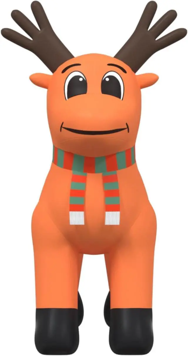 Alt view image 8 of 15 - vidaXL Christmas Inflatable Reindeer with LEDs 157.5"
