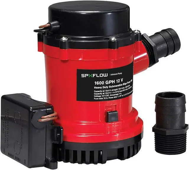 Alt view image 5 of 5 - JOHNSON PUMP 1600GPH ULTIMA COMBO AUTO BILGE PUMP 01674-001