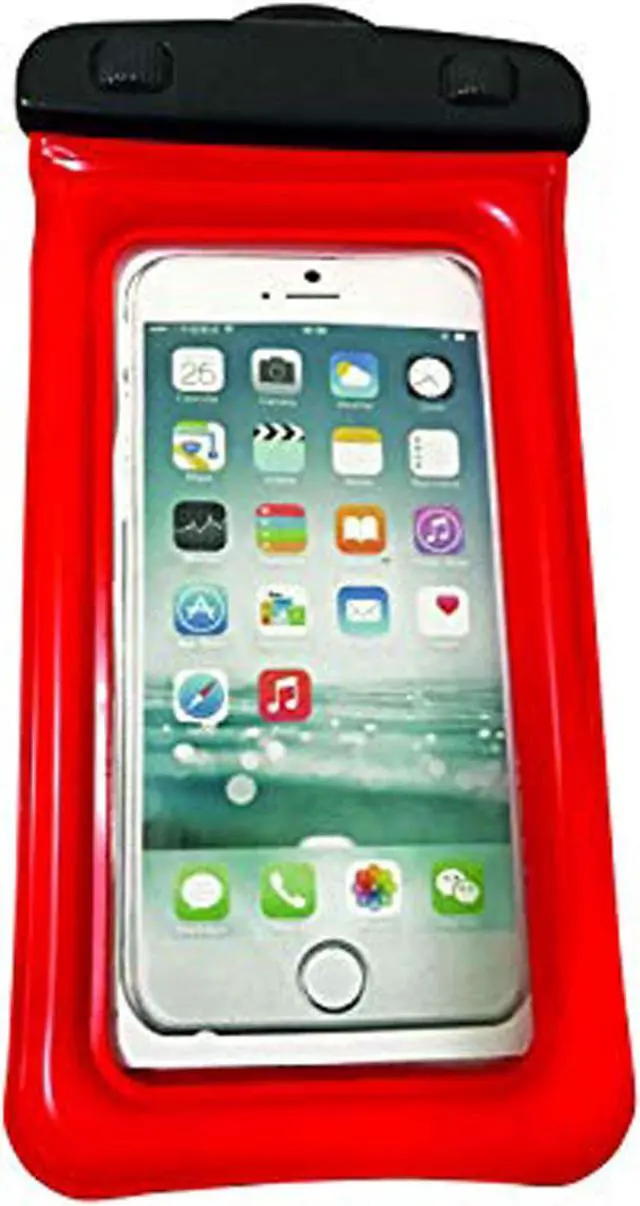 Alt view image 4 of 7 - WOW Watersports H2O Proof Phone Holder - Red 4" x 8