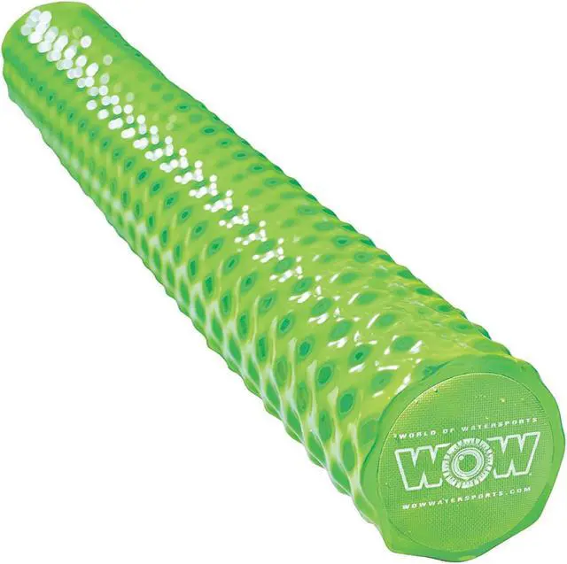 Alt view image 3 of 3 - WOW Watersports First Class Soft Dipped Foam Ribbed Texture Pool Noodle, Green