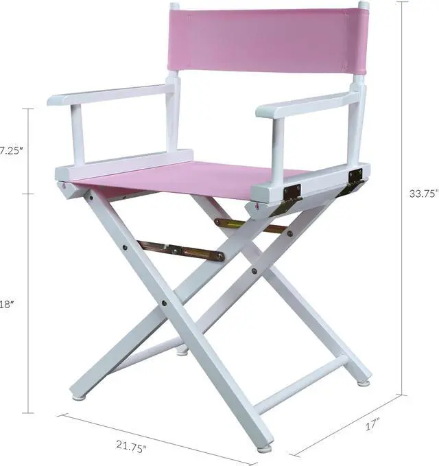 Alt view image 4 of 6 - Casual Home 200-01/021-22 Director Chair, 18"-Classic Height, Pink