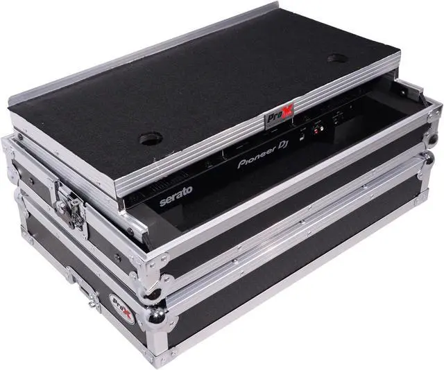 Alt view image 4 of 8 - ProX X-DDJREV1LT ATA Flight Case For Pioneer DDJ-REV1 DJ Controller with Laptop Shelf