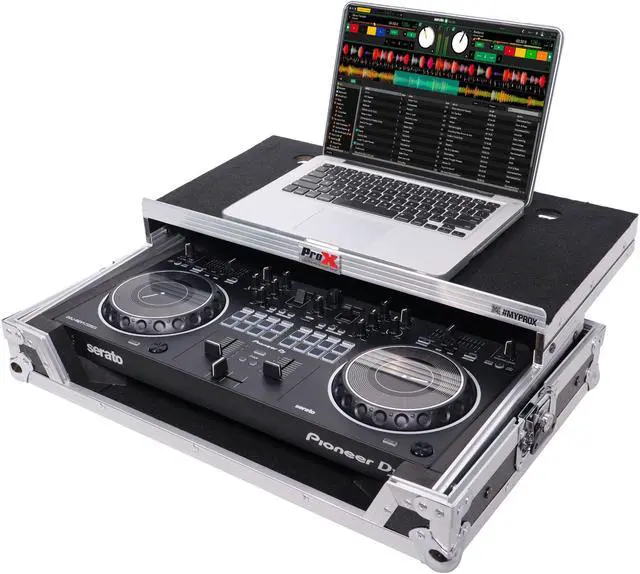 Alt view image 5 of 8 - ProX X-DDJREV1LT ATA Flight Case For Pioneer DDJ-REV1 DJ Controller with Laptop Shelf
