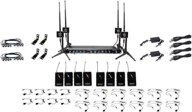 Alt view image 3 of 3 - VOCOPRO DUAL WIRELESS MICROPHONE ANTENNA