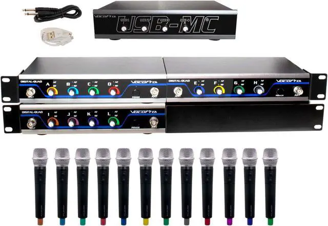 Alt view image 2 of 2 - VOCOPRO 12CH WIRELESS MICROPHONE/USB INT