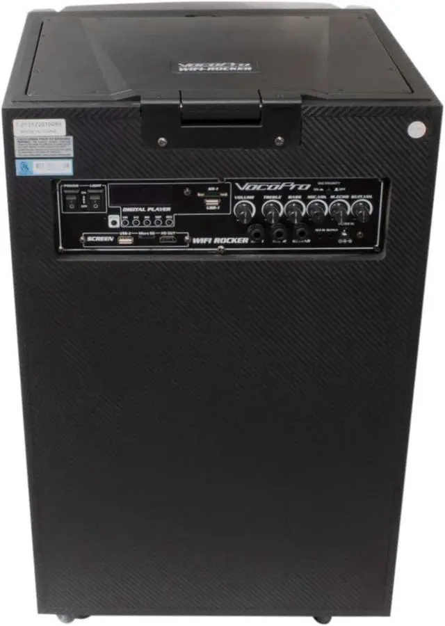Alt view image 5 of 12 - VOCOPRO 120W WIFI KARAOKE SYS 14IN TOUCH