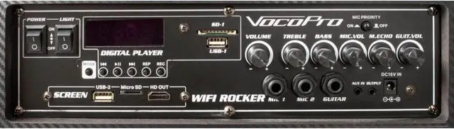 Alt view image 6 of 12 - VOCOPRO 120W WIFI KARAOKE SYS 14IN TOUCH