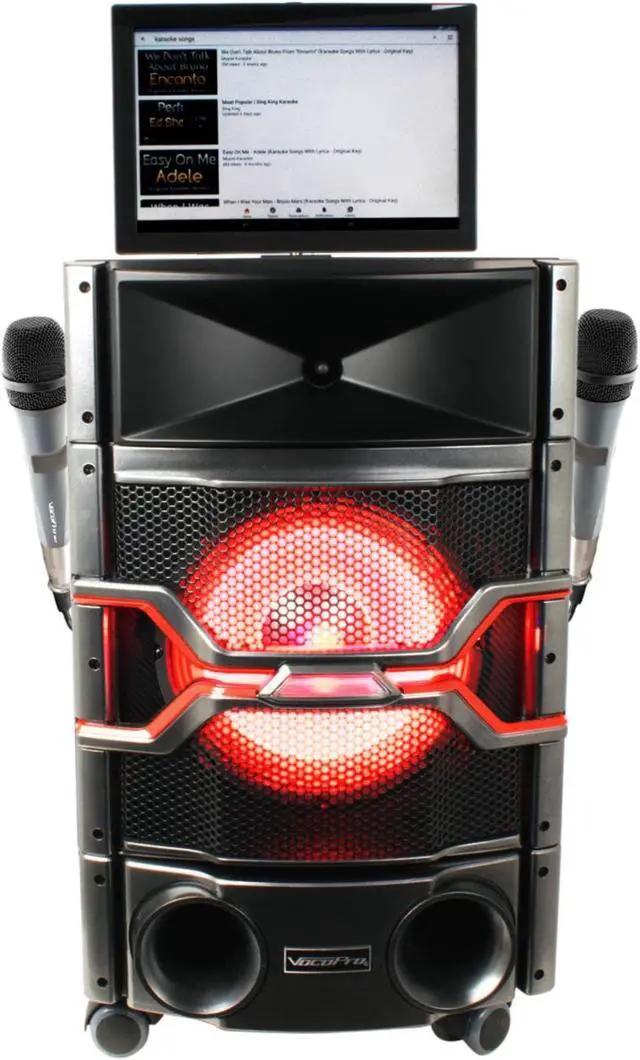Alt view image 2 of 12 - VOCOPRO 120W WIFI KARAOKE SYS 14IN TOUCH