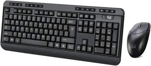 Alt view image 17 of 18 - ADESSO WKB-1320CB ANTIMICROBIAL WIRELESS DESKETOP KEYBOARD & MOUSE COMBO