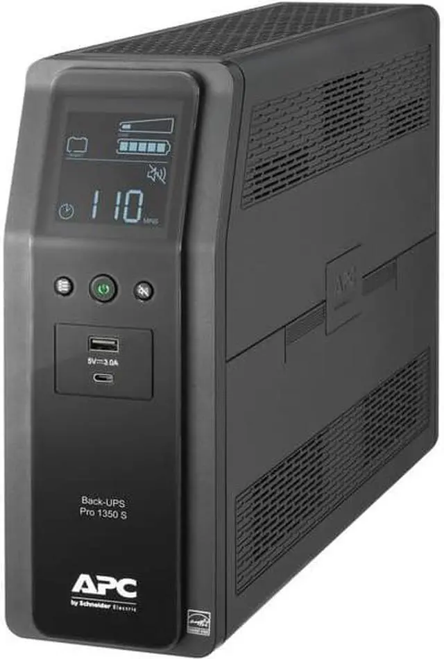 Alt view image 11 of 20 - APC BR1350MS Back-UPS Pro BR 1350VA/810W Sinewave 10 Outlets UPS