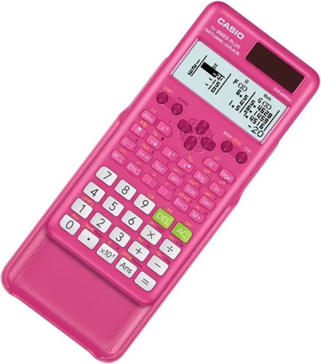 Alt view image 8 of 8 - Casio fx-300ESPLS2 Pink Scientific Calculator