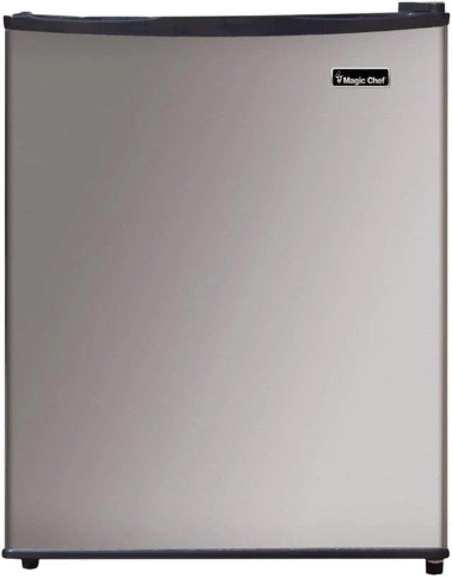 Alt view image 7 of 7 - Magic Chef - MCAR240SE2 - Magic Chef MCAR240SE2 2.4 Cubic-Ft Stainless Steel Refrigerator