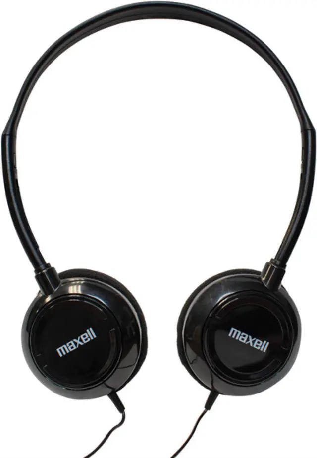 Alt view image 14 of 18 - Maxell HP200MIC 199929 Wired Headset with Inline Microphone Black