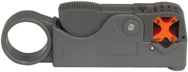 Alt view image 10 of 10 - Vericom WTCXS-03631 Professional Coaxial Cable Stripping Tool