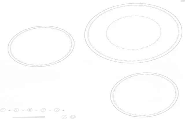 Alt view image 6 of 7 - Summit Appliance CR5B30T8W 30" Wide 5-Burner Radiant Cooktop, White, Ceramic Glass Surface, Digital Touch Controls, 9 Power Levels, Programmable Timer, Residual Heat Indicator, 208-240v Operation