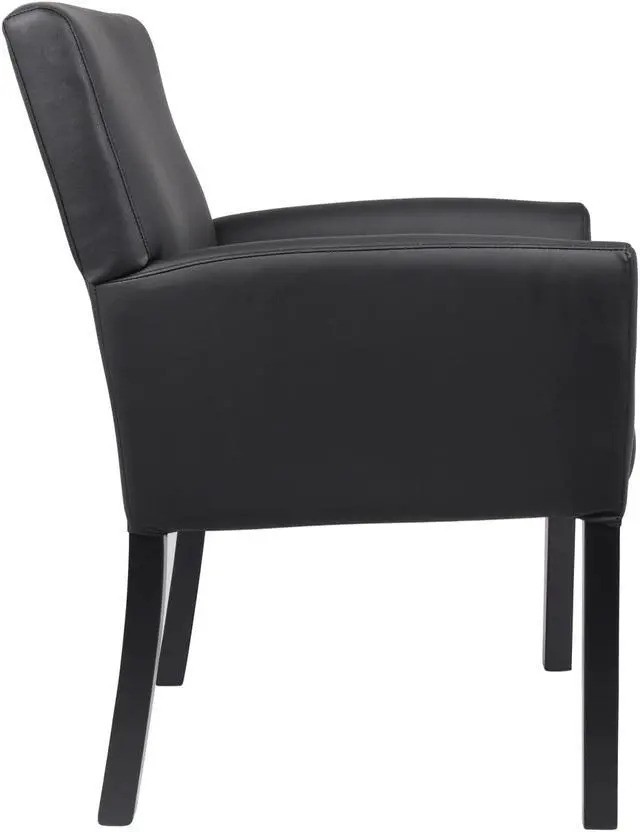 Alt view image 5 of 6 - Boss Box Arm guest, accent or dining chair W/Black Base