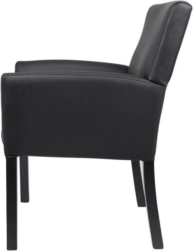 Alt view image 6 of 6 - Boss Box Arm guest, accent or dining chair W/Black Base