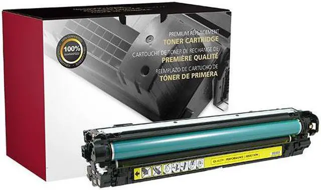 Alt view image 2 of 3 - Clover ufactured Yellow Toner Cartridge for HP CE342A HP 651A 200626P
