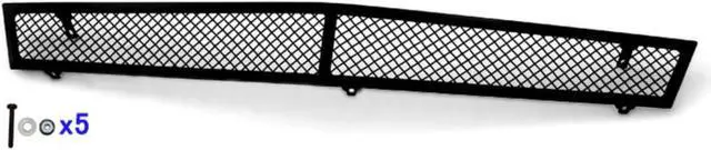 Alt view image 2 of 2 - 2008-2013 Cadillac Cts (Not For Cts-V)/2011-2014 Cadillac Cts Coupe (Not For Cts-V Coupe) Stainless Steel Black Powder Coated Finish 1.8 Mm Wire Mesh Black Wire Mesh Grille