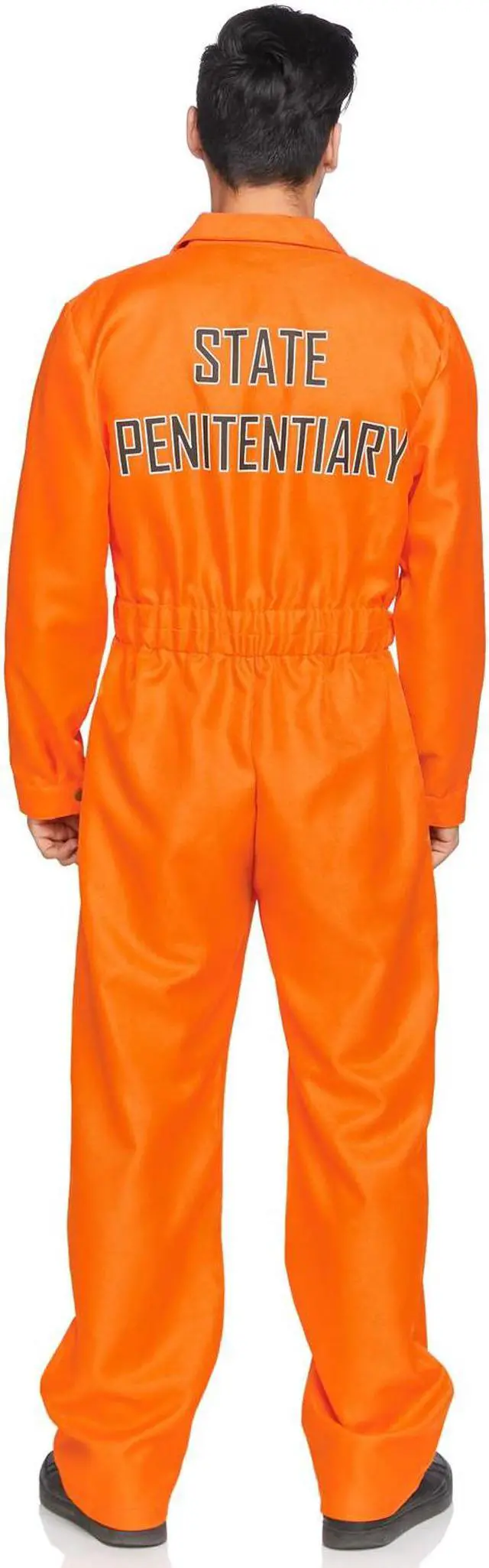 Alt view image 2 of 2 - Leg Avenue Prison Jumpsuit. Orange Color