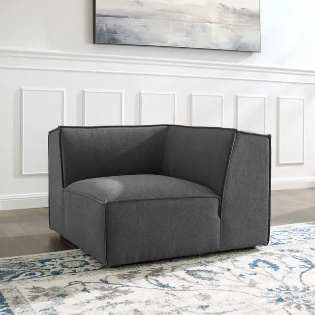 Alt view image 6 of 6 - Restore Sectional Sofa Corner Chair Charcoal