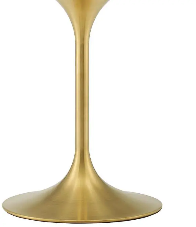 Alt view image 3 of 6 - Lippa 24" Square Wood Dining Table Gold Natural