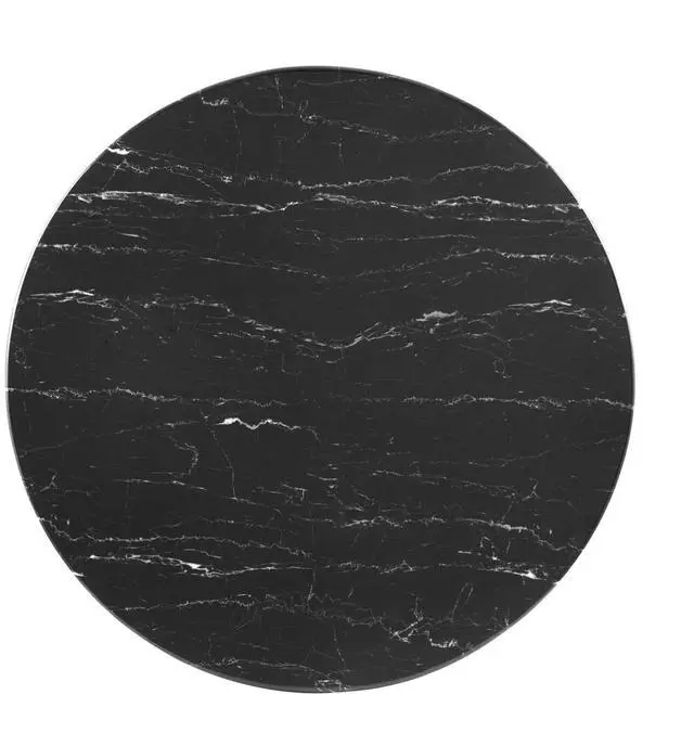 Alt view image 2 of 4 - Verne 40" Artificial Marble Dining Table