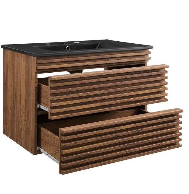 Alt view image 4 of 4 - Render 30" Wall-Mount Bathroom Vanity