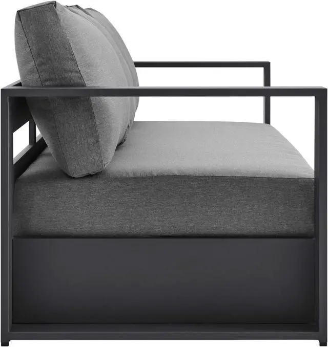 Alt view image 2 of 4 - Tahoe Outdoor Patio Powder-Coated Aluminum Sofa