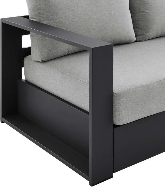 Alt view image 4 of 4 - Tahoe Outdoor Patio Powder-Coated Aluminum Sofa