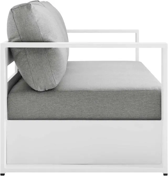 Alt view image 2 of 4 - Tahoe Outdoor Patio Powder-Coated Aluminum Sofa